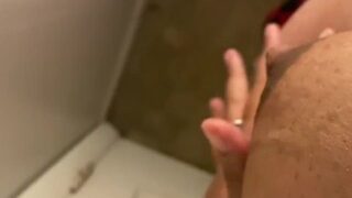 Squirting My Lactating Tits On My Door