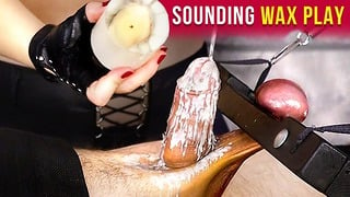 Urethral Sounding With Hard Ballbusting And Wax Play Era  