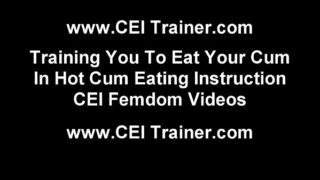 You Are A Cum Hungry Pervert CEI