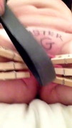 amateur self pussy punishment