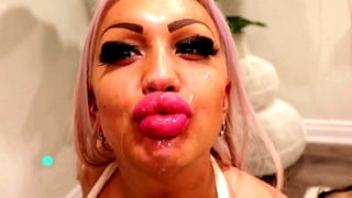 Skylar Xtreme's Best FACEFUCKING Blonde Bimbo Blowjob Lips Made To DEEPTHROAT | Blowjob Compilation