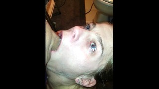Woman Shatter Sloppy Blow Job