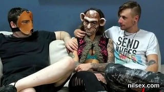 Spicy teenie was taken in butt hole assylum for awkward therapy