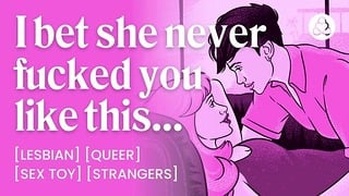 ASMR Lesbian Audio Porn: Femdom Strap-On Sex & Rough Fingering with Your Bestie’s Ex – Erotic Audio