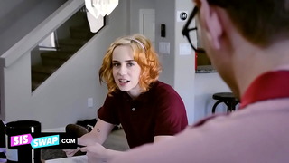 The Nerd And His Bully Classmate Make A Deal To Trade Their StepSisters For A Hot Group Sex