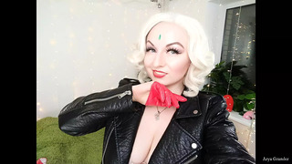 CUCKOLD FemDom POV free porn video – sexy blonde MILF – dirty talk and humiliation