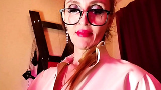 Femdom Mistress Eva Latex Fetish Dominatrix Play Anal Slave Toys BDSM Kink
