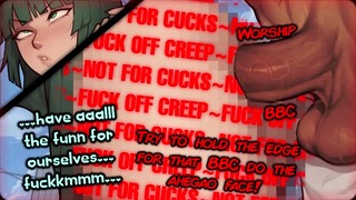  Fubuki is Built For BBC Not For Your Tiny Cock Loser! Hentai Joi (Femdom Cuckold Censorship)