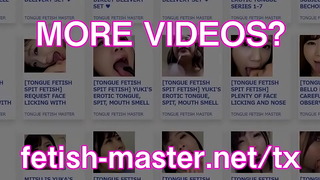 Japanese Asian Tongue Spit Face Nose Licking Sucking Kissing Handjob Fetish – More at fetish-master.net