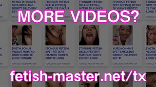 Japanese Asian Tongue Spit Face Nose Licking Sucking Kissing Handjob Fetish – More at fetish-master.net