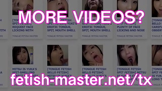 Japanese Asian Tongue Spit Face Nose Licking Sucking Kissing Handjob Fetish – More at fetish-master.net