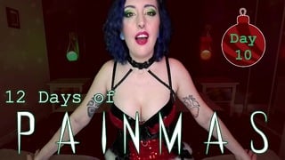 DAY 10 – 12 DAYS OF PAINMAS – Preview – Christmas CBT & Pain Play Slave Tasks by Miss Faith Rae