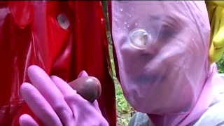 Kinky Plastic Mask Breathplay