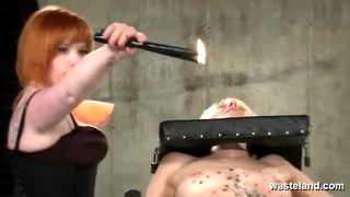 Kinky Blonde Submissive Gets Spanked