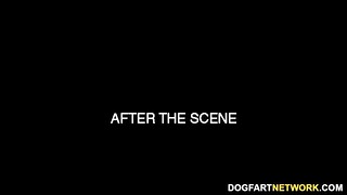 Rose Red Sucks Big Black Cock at Glory Hole
