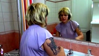 Real Czech Teen with Mature Stepmom