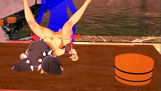 Genshin Impact Hentai – Xinyan Boobjob And Anal – Japanese Asian Manga Anime Film Game Porn